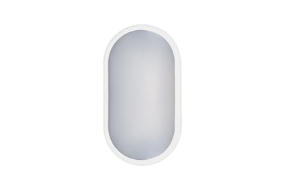 Integral ILBHP004 Bulkhead Toughshell Compact Oval CCT IK10 IP65 c/w Black & White Bezels 10W 1100lm 213x120mm (3000K/4000K/6000K)