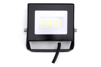 Integral ILFLE017 Floodlight Compact Slim 100lm/W 120Deg Beam 4000K IP65 IK08 20W 2000lm (Black)