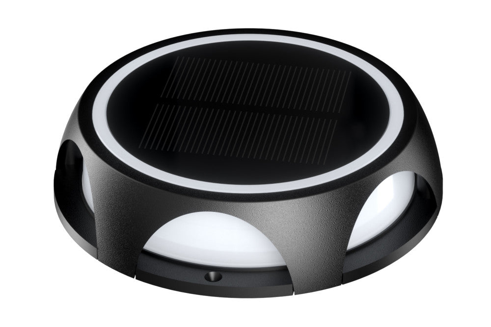 Integral ILSGDB011 Groundlight True Solar Ground & Wall Rnd IP65 1.2W 60lm 3000K (Black)