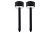 Integral ILSSKB013 Spike Light Outdoor Spot Pack=2 0.5W 60lm 3000K (Black)