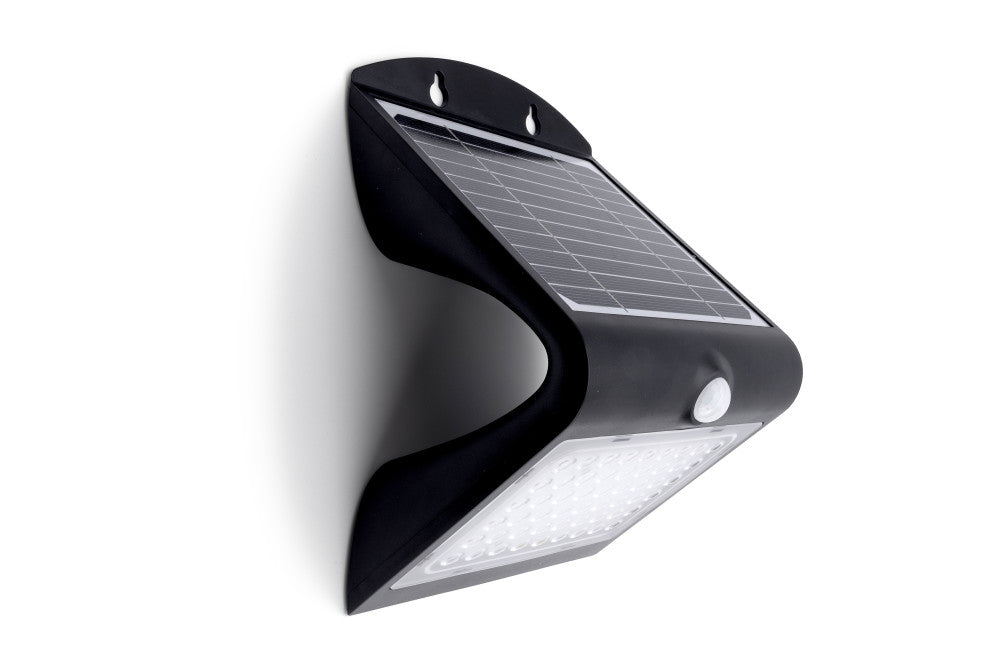 Integral ILSWL002 Wall Light True Solar Wall PIR IP65 4W 500lm 4000K (Black)
