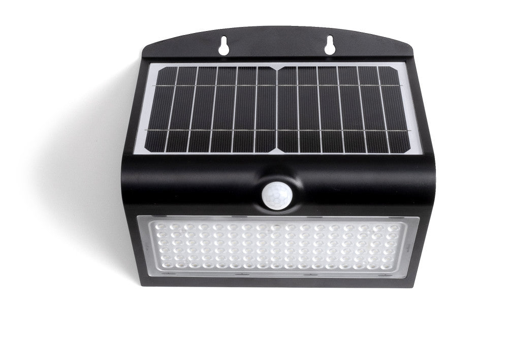 Integral ILSWL003 Wall Light True Solar Wall PIR IP65 8W 850lm 4000K (Black)