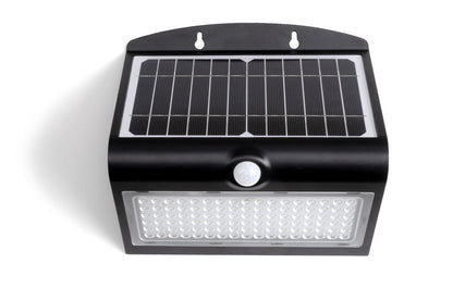 Integral ILSWL003 Wall Light True Solar Wall PIR IP65 8W 850lm 4000K (Black)