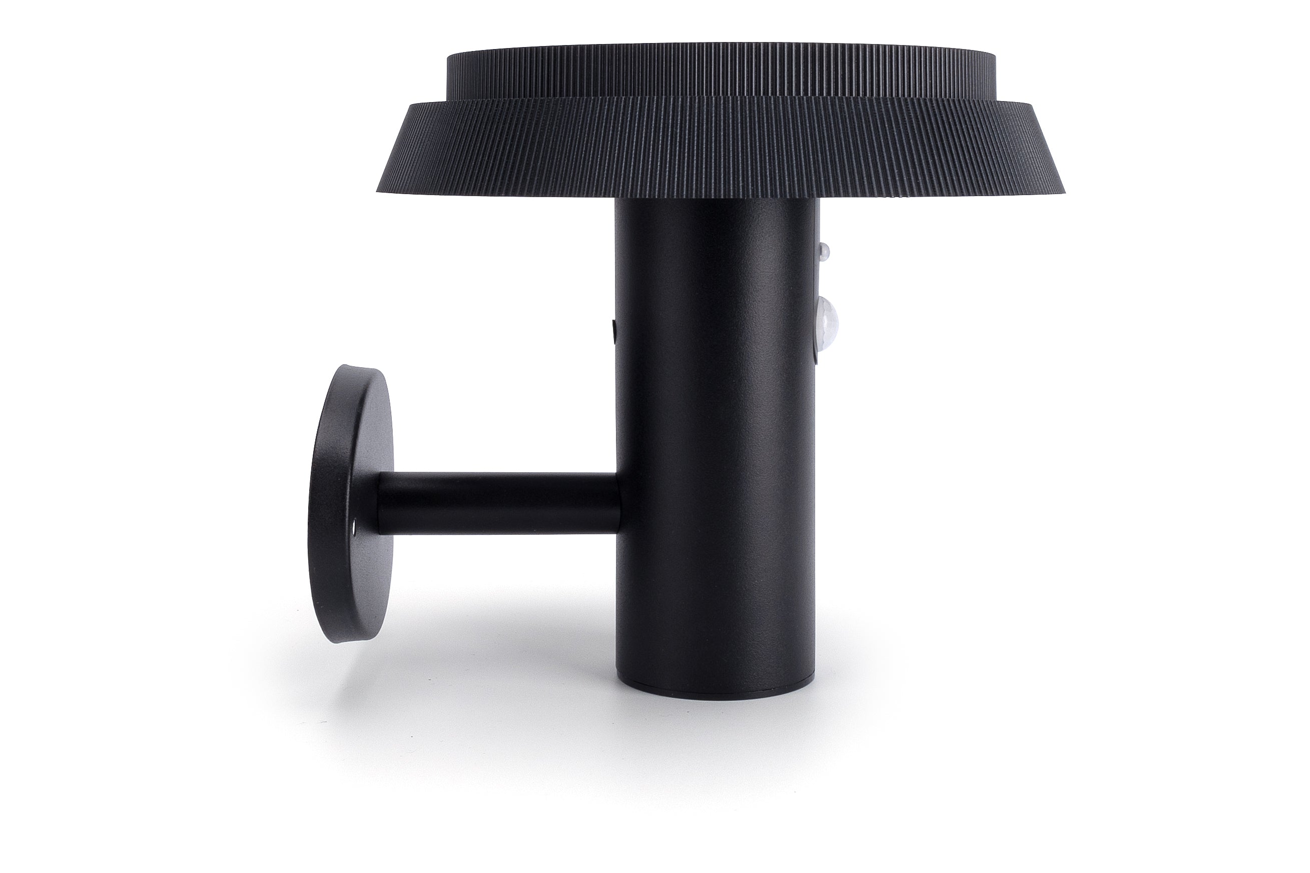 Integral ILSWLB007 Wall Light True Solar Wall PIR IP65 6W 340lm 3/4/5000K (Black)