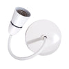 LGA selectric Pre-wired T2 Ceiling Rose & Lampholder ‚Äì E27 Fitting with 6‚Ä≥ Flex ‚Äì White LG9492W
