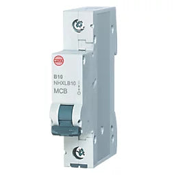 Wylex NHXLB16 NH 16A 6kA B-Curve 1 Pole DIN Clip MCB
