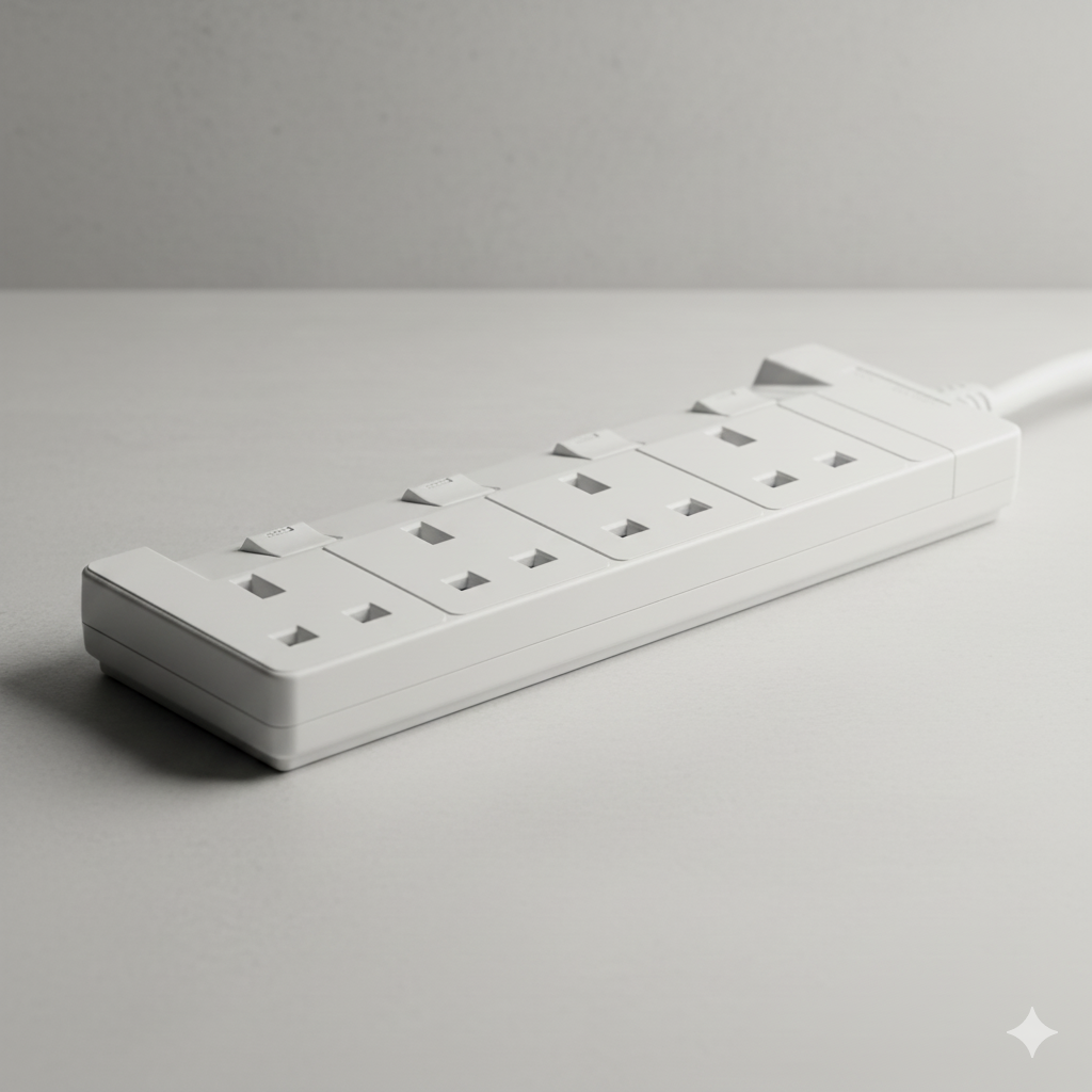 4 socket 2m 13A Individually Switched Extension Lead EL4G2MIS