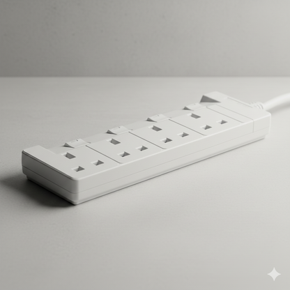 4 socket 2m 13A Individually Switched Extension Lead EL4G2MIS