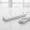 4 Socket 5m 13A Extension Lead with Neon EL4G5M