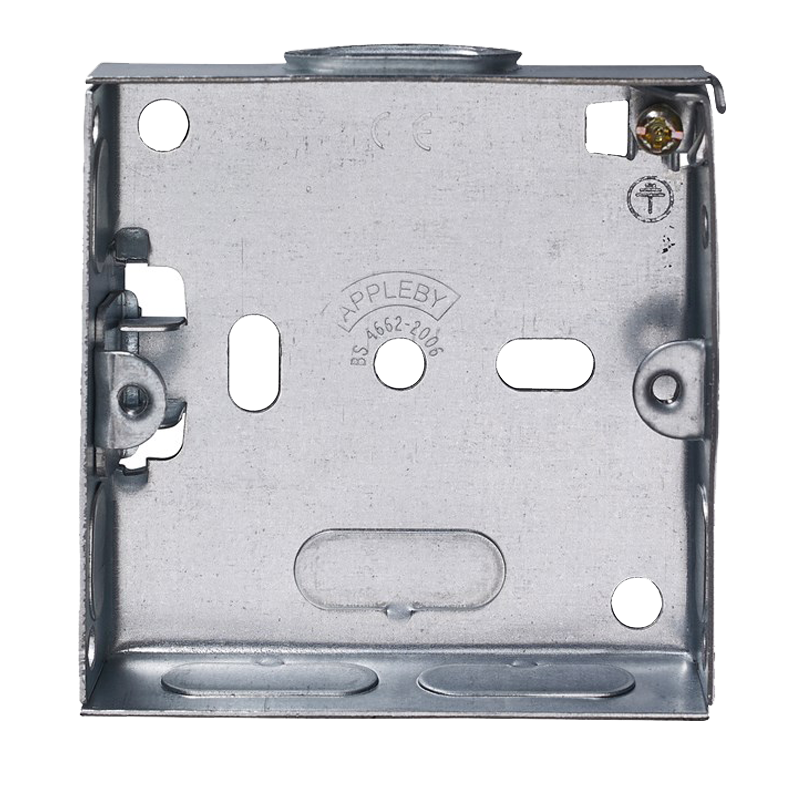 Appleby SB623 1 Gang 16mm Flush Steel Back Box