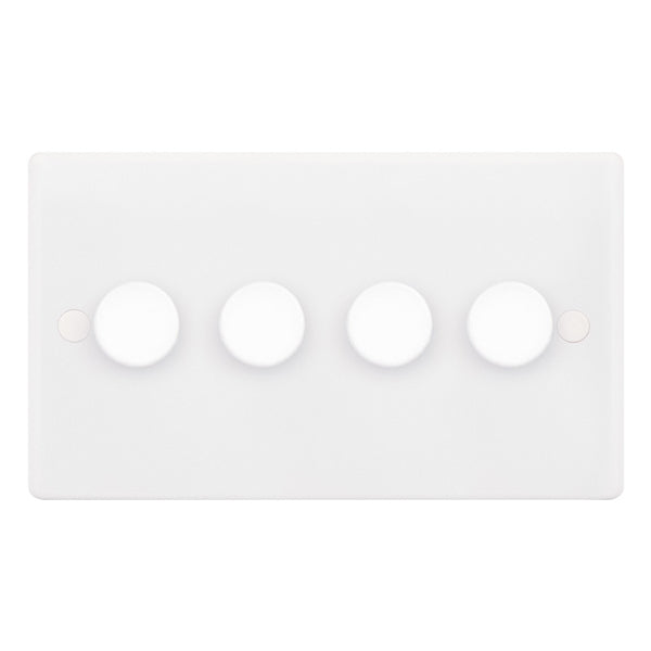 LGA Selectric 4 Gang 2 Way LED Dimmers - 5-100W (suitable for leading & trailing edge LED lamps) SSL598