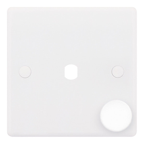 LGA Selectric 1 Aperture Empty Dimmer Plate with Knob SSL590