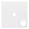 LGA Selectric 1 Aperture Empty Dimmer Plate with Knob SSL590