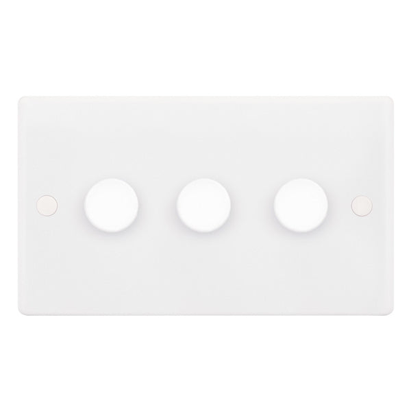 LGA Selectric 3 Gang 2 Way LED Dimmers - 5-100W (suitable for leading & trailing edge LED lamps) SSL597
