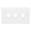 LGA Selectric 3 Gang 2 Way LED Dimmers - 5-100W (suitable for leading & trailing edge LED lamps) SSL597