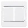 LGA Selectric 10A 1 Gang 2 Way Light Switch White Wide Rockers SSL601