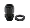 Wiska GLP20 20mm IP68 Compression Gland with Locknut Black (Pack of 10) 10100612