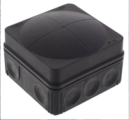 WISKA  Combi 108 Black Junction Box Enclosure -  10061999
