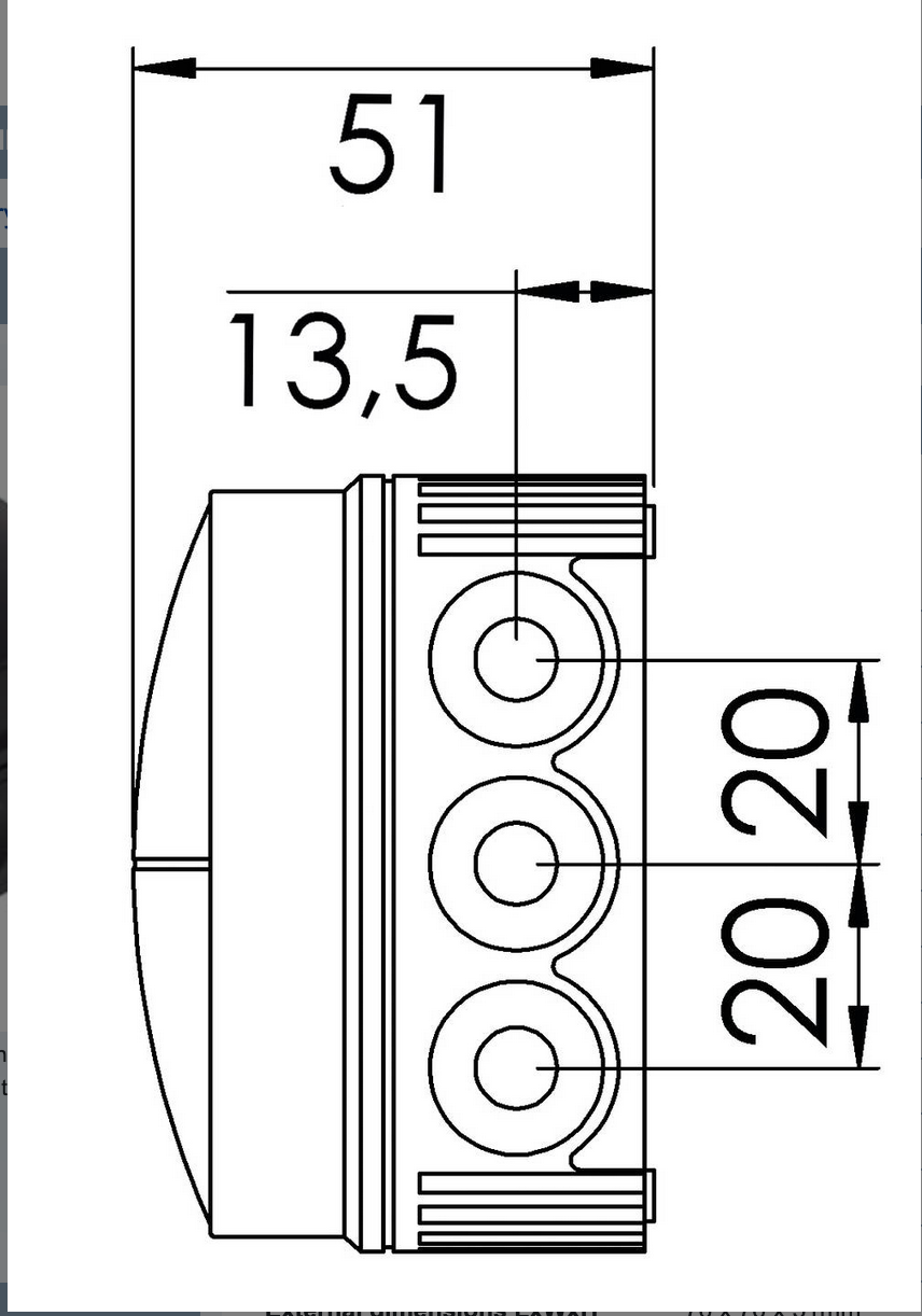 WISKA  Combi 108 Black Junction Box Enclosure -  10061999