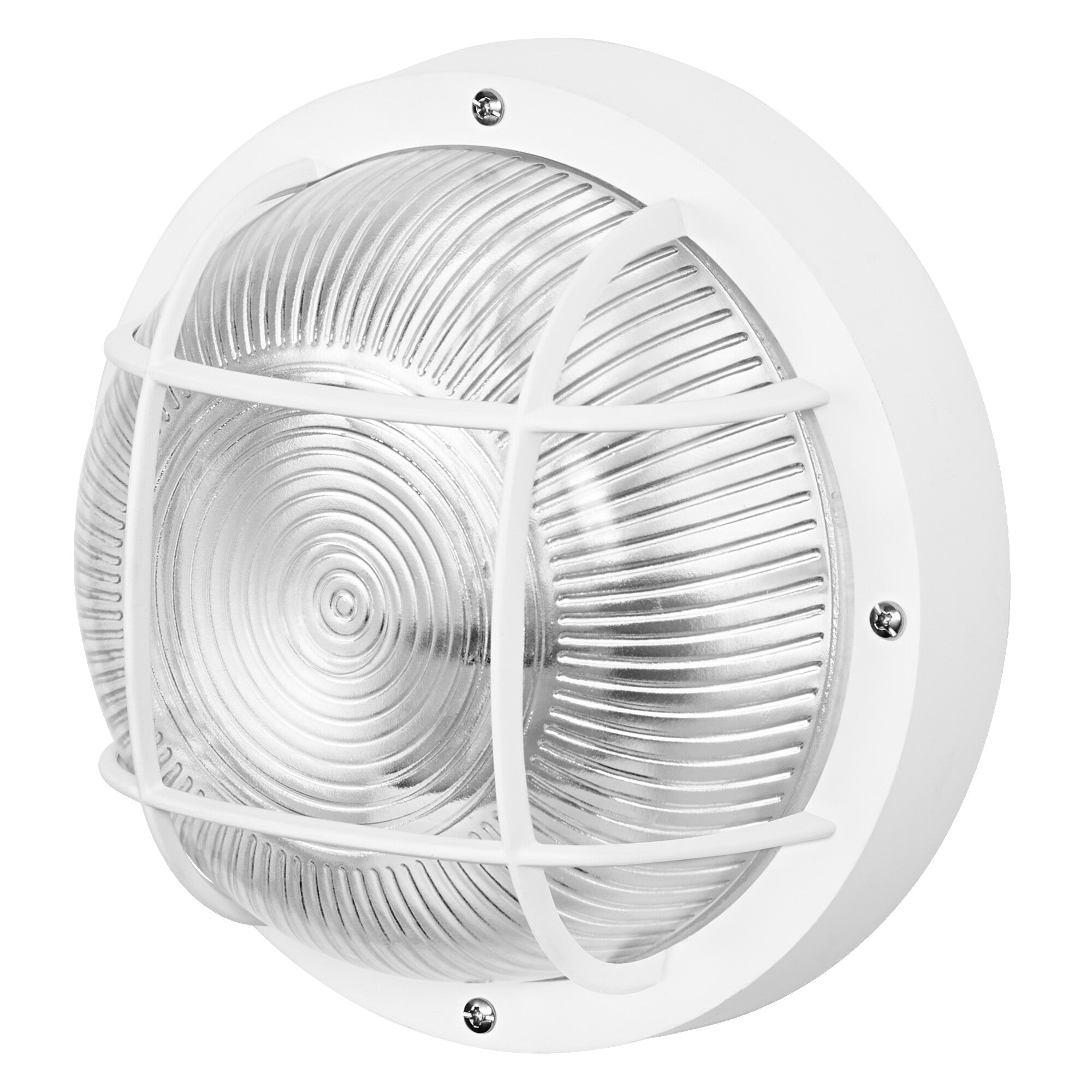 OSRAM Essential Round E27 Bulkhead White – product image