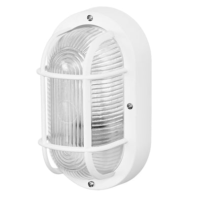 OSRAM Essential Oval E27 Bulkhead White – product image
