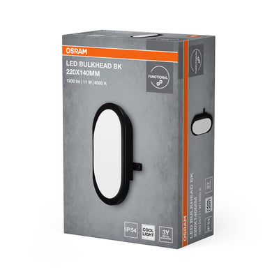OSRAM LED Bulkhead 11W 4000K Black – packaging image