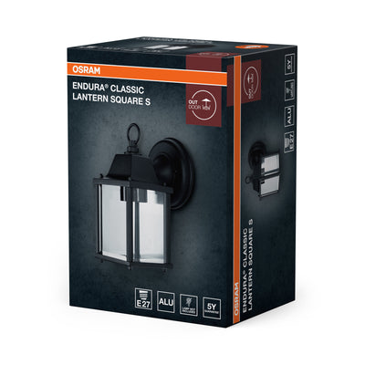 OSRAM Endura Classic Square E27 Lantern Small Black – packaging image