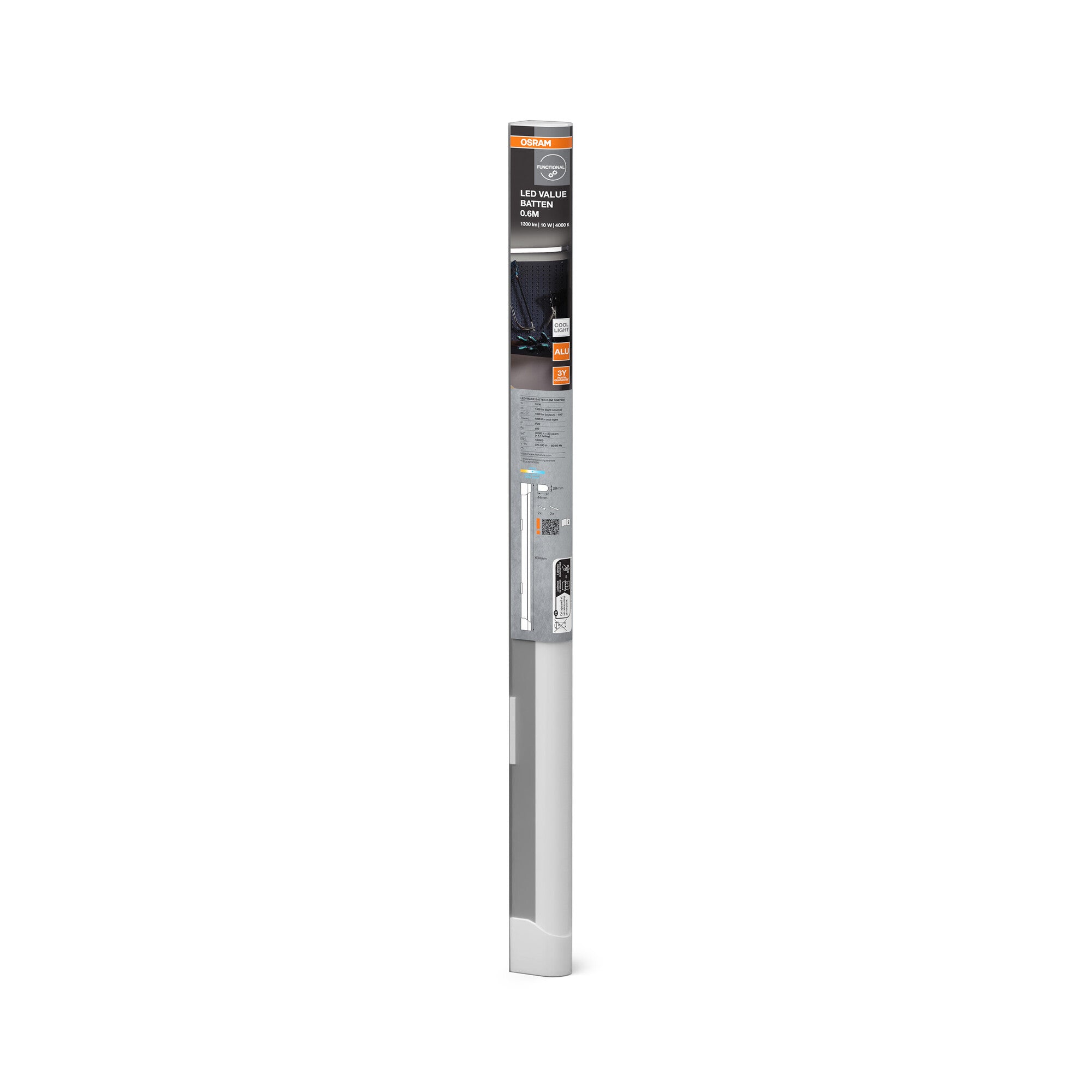 OSRAM LED Value Batten 0.6m 10W 4000K – packaging image