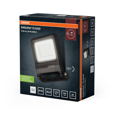 OSRAM Endura Flood PCR LED Floodlight 30W 4000K Dark Grey – packaging image