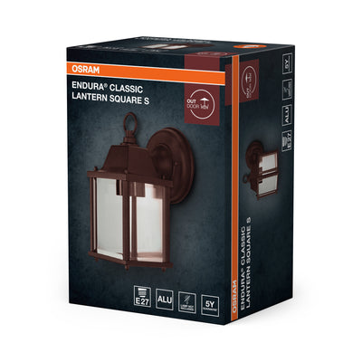 OSRAM Endura Classic Square E27 Lantern Small Rust – packaging image