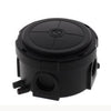 Wiska 10110630 Combi 304 82mm(Dia)x57mm(H) Empty Round Junction Box Black IP66 – COMBI304/BK