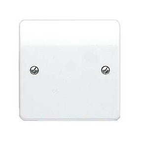 MK K3827WHI 1 Gang Blank Plate Logic Plus White - product image