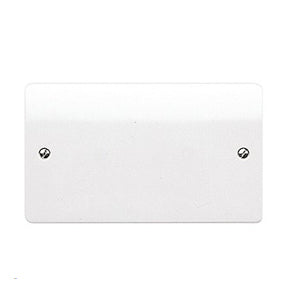 MK K3828WHI 2 Gang Blank Plate Logic Plus White - product image