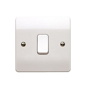 MK K4875WHI 10A 1 Gang Intermediate Light Switch White - product image