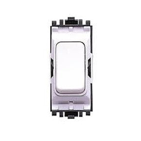 MK K4896WHI 20A DP 1 Way Grid Plus Switch Module White - product image