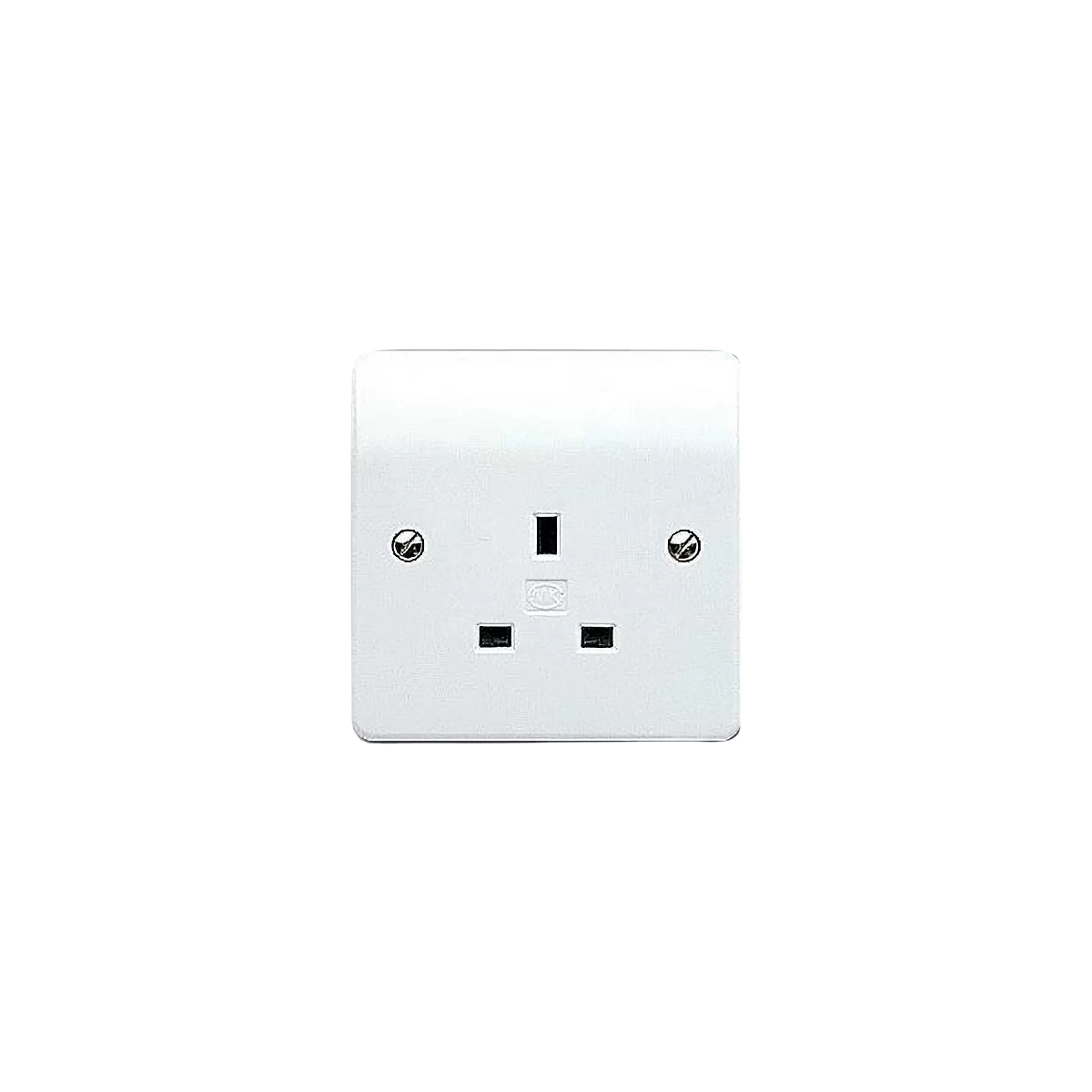 MK Electric K780WHI Logic Plus White Moulded 1 Gang Unswitched Socket 13A - product image