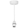 MK Logic Plus 150mm 6" BC Ceiling Pendant K1186WHI