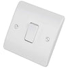 MK Logic Plus 10A 1 Gang 2 Way Light Switch White K4871WHI