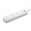 4 Socket 2m 13A Extension Lead EL4G2M