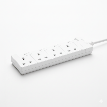 4 socket 2m 13A Individually Switched Extension Lead EL4G2MIS