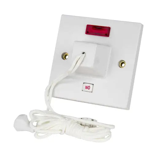 LGA Selectric 45A DP Switch with Neon White LG954N