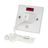 LGA Selectric 45A DP Switch with Neon White LG954N