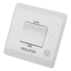 LGA Selectric 10A Triple Pole Fan Isolator Switch White SSL508