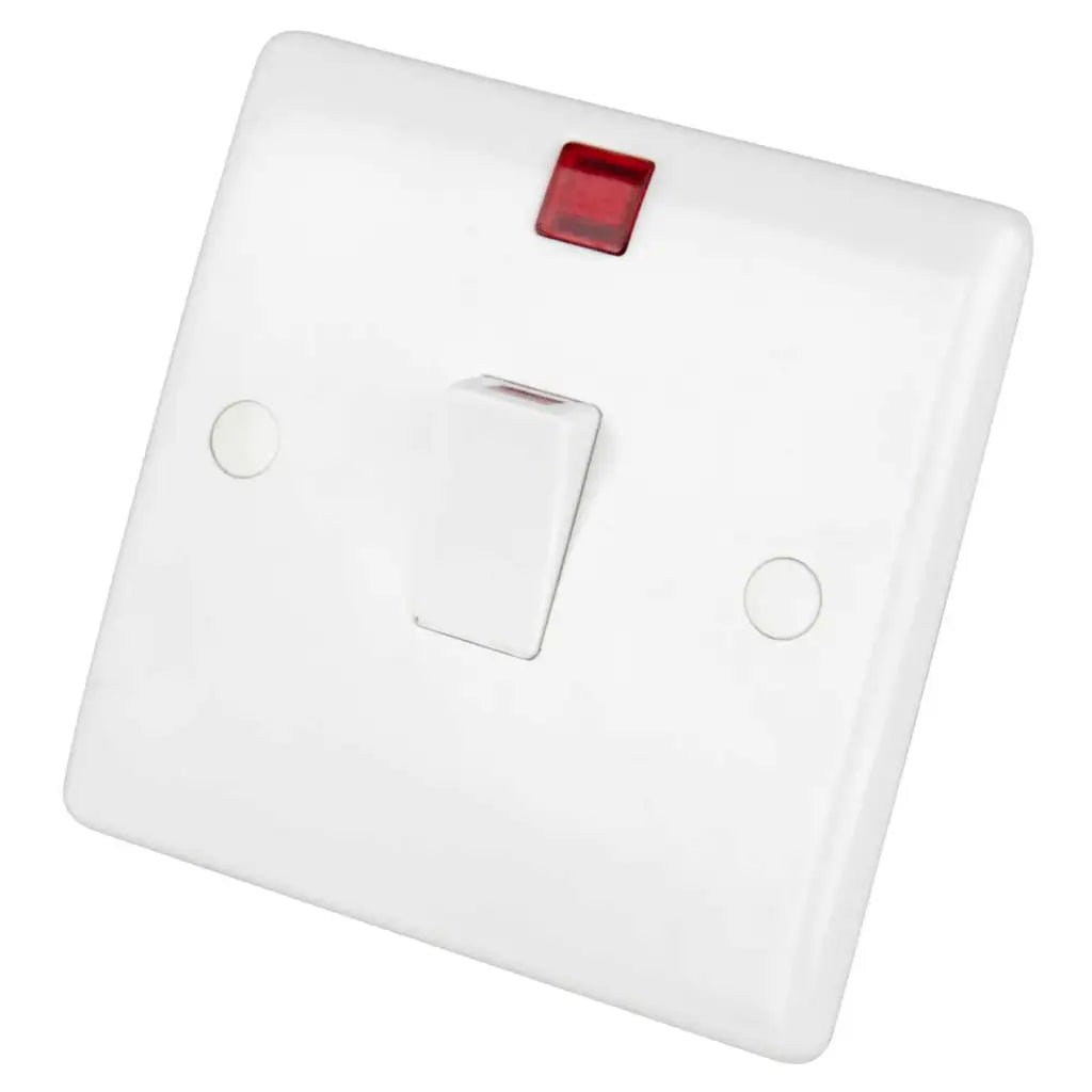 LGA Selectric 20A DP Switch with Neon White SSL516