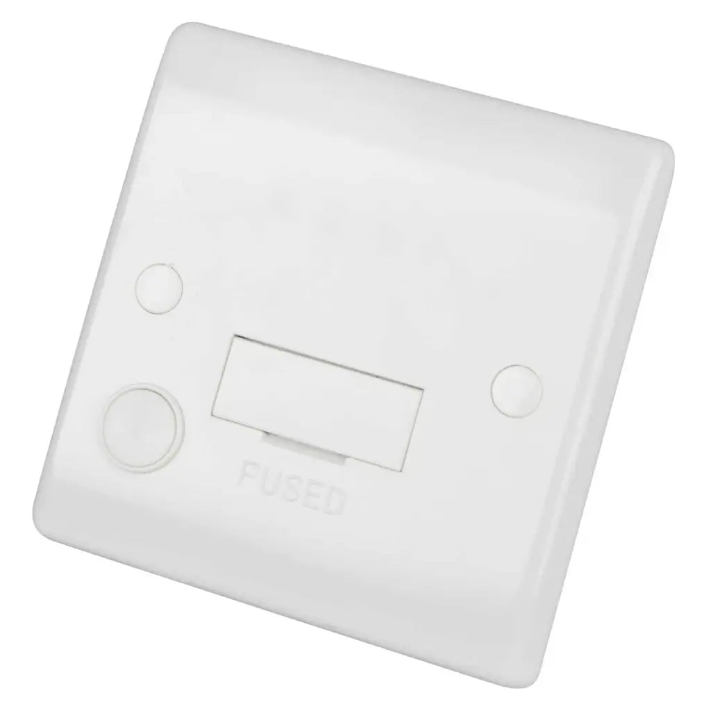 LGA Selectric 13A Unswitched Fused Spur with Flex Outlet White SSL529/F