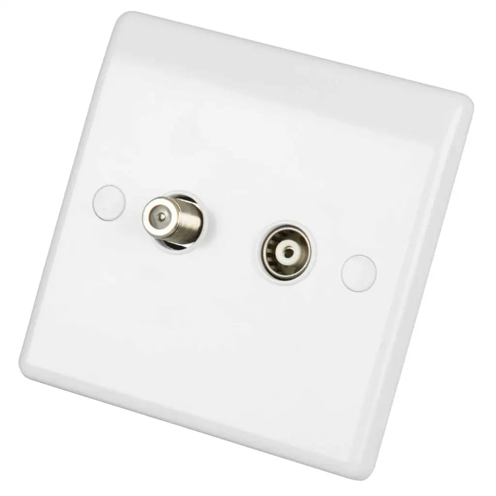 LGA Selectric 1 gang satellite (1 x satellite, 1 x TV/FM) SSL538