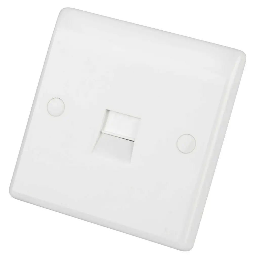 LGA Selectric 1 Gang Secondary Telephone Socket White SSL541