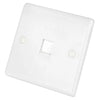 LGA Selectric 1 Gang RJ45 Data Socket White SSL542
