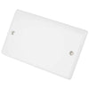 LGA Selectric 2 Gang Blank Plate White SSL545