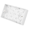 LGA Selectric 2 Gang 25mm Pattress Back Box White SSL552
